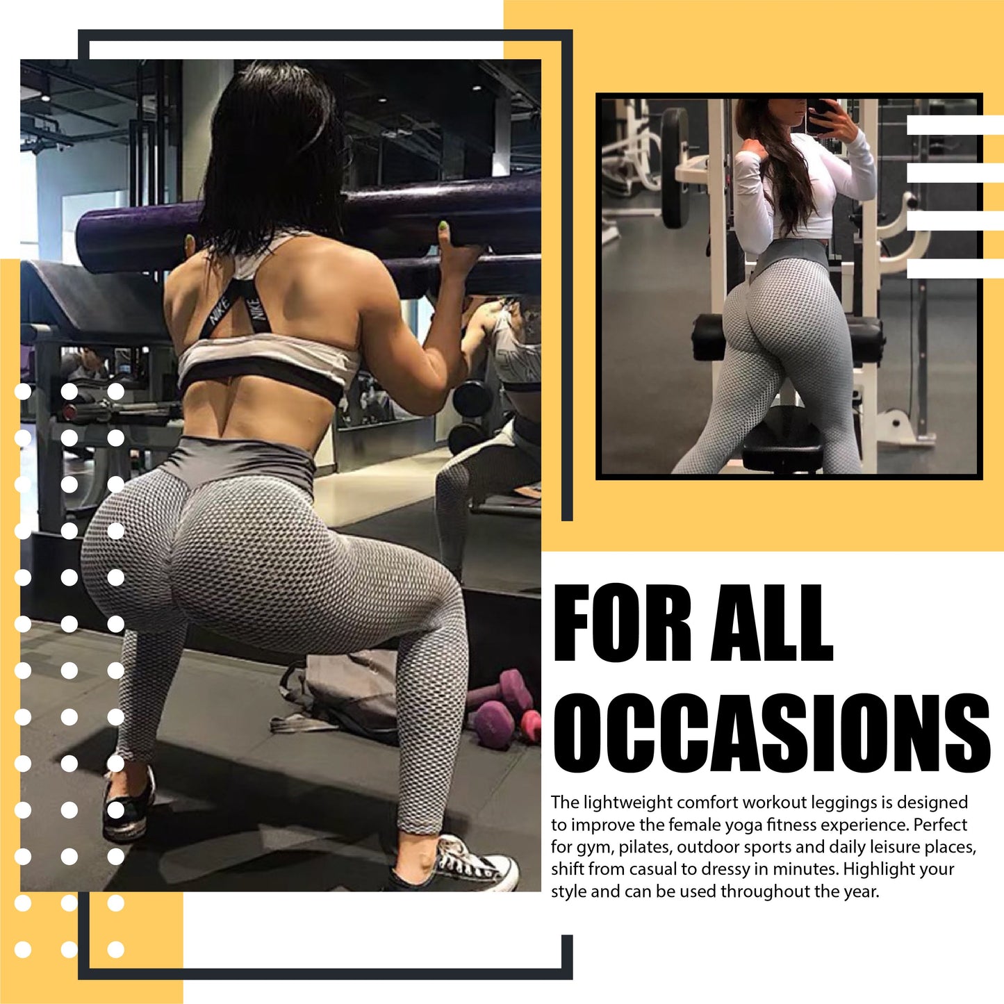 Anti-Cellulite Textured Yoga Pant