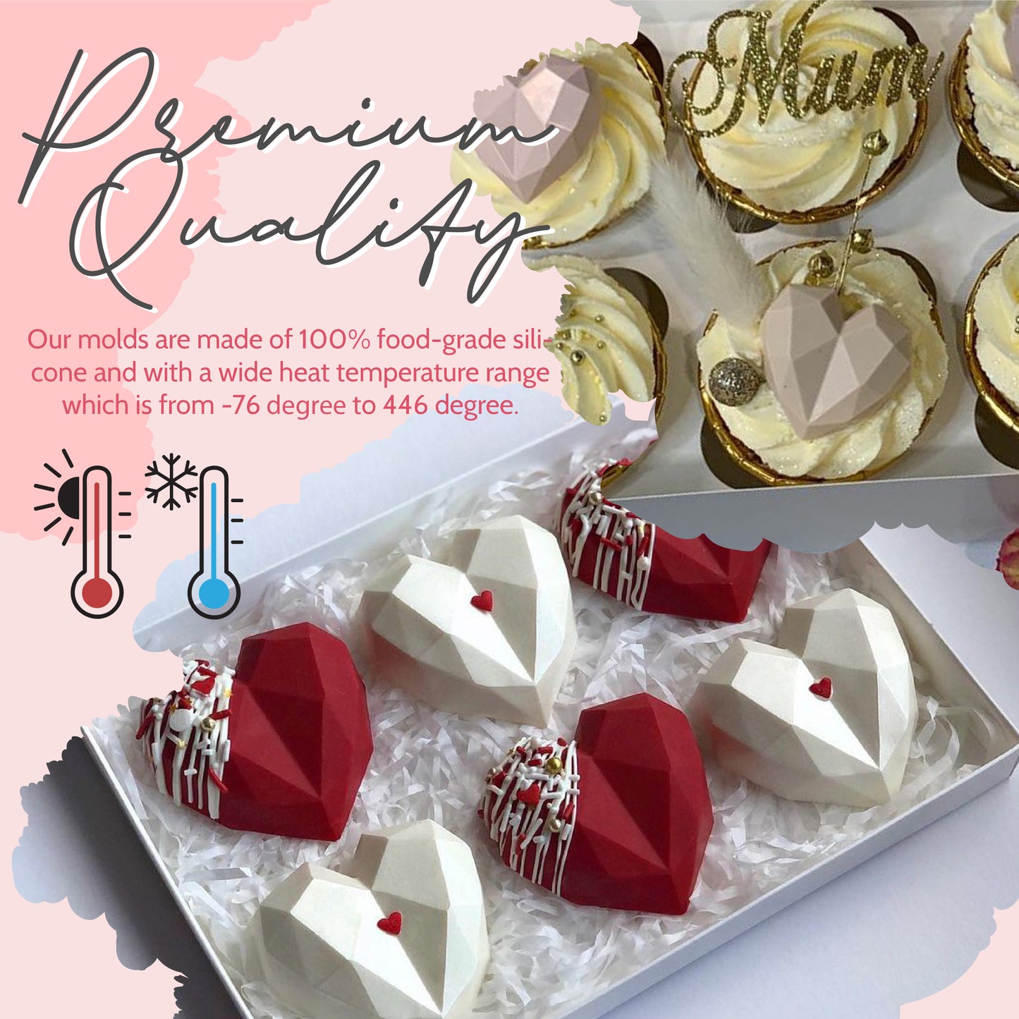 Hearty Gems Silicone Mold