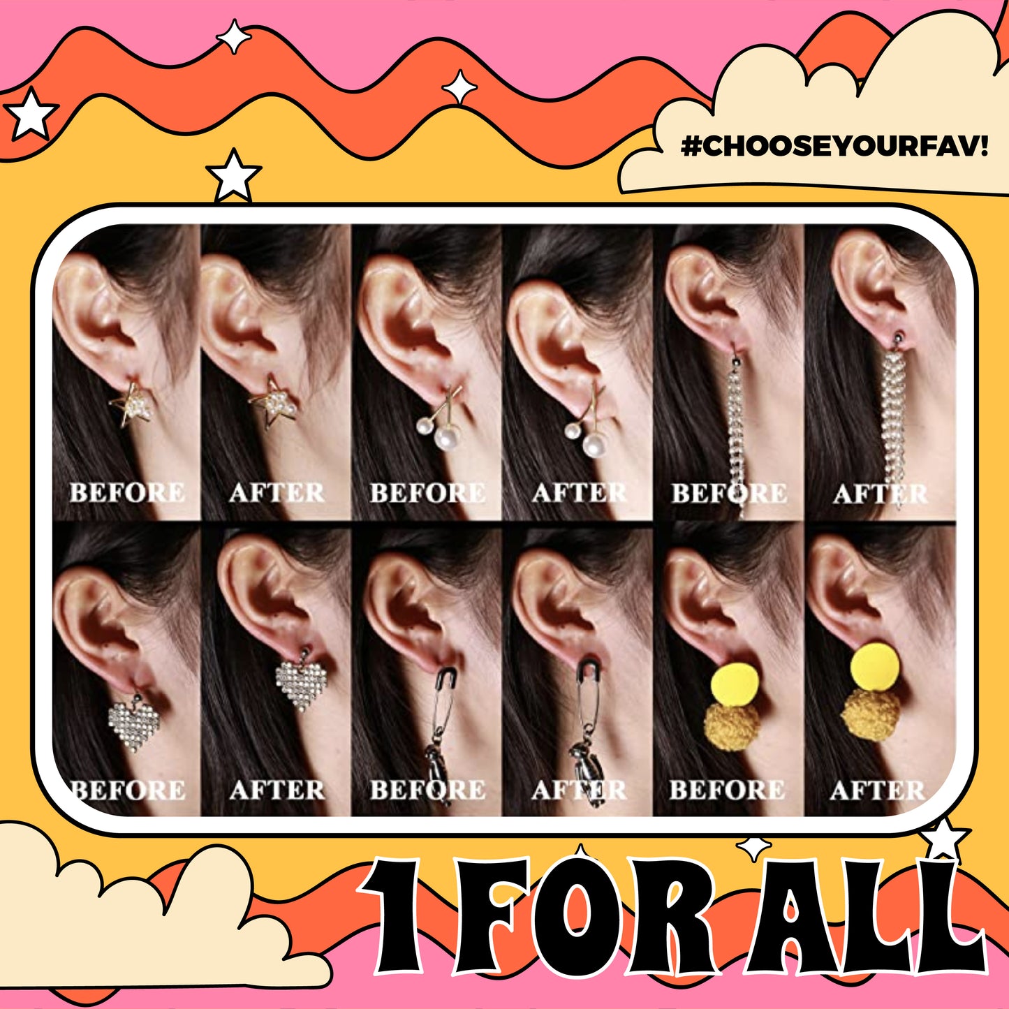 Anti-Dropping Earring Backs