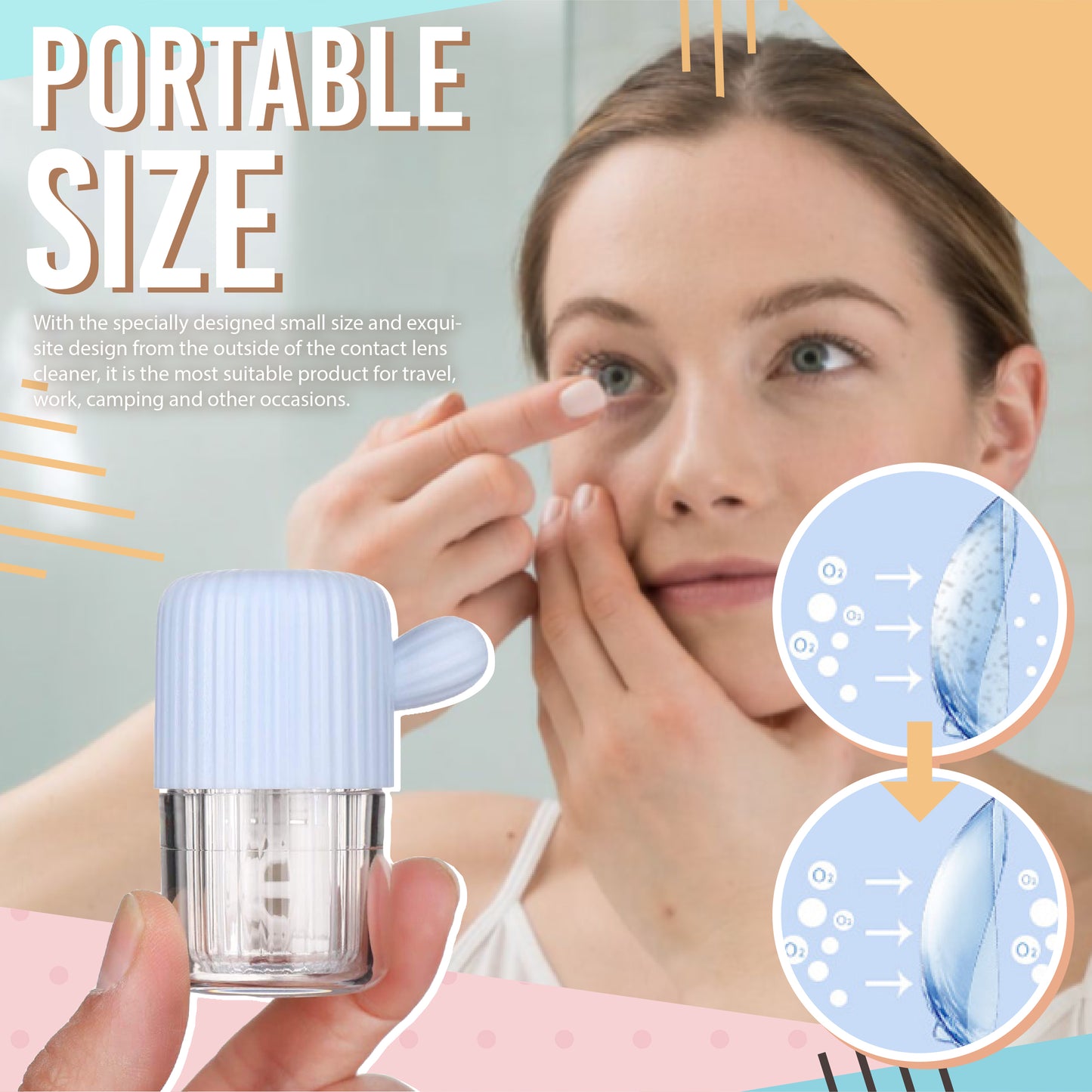Portable Contact Lens Cleaner