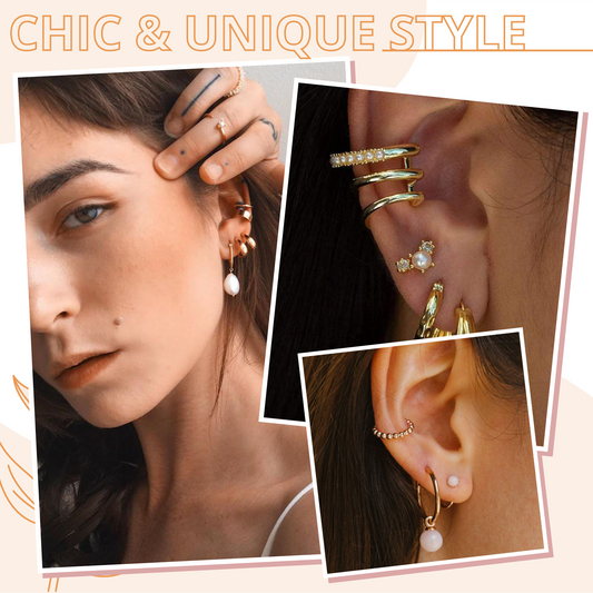 Stylish Ear Cuff Set