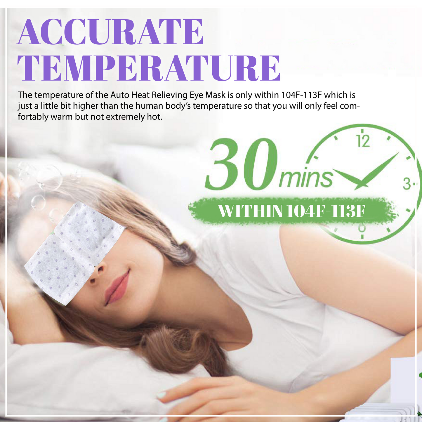 Auto Heat Relieving Eye Mask