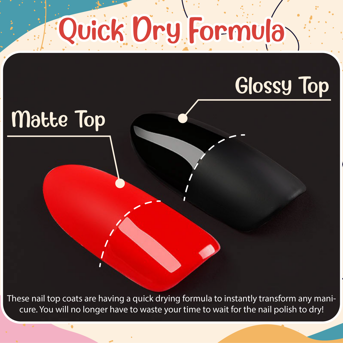 Magical Matte/Glossy Nail Top Coat
