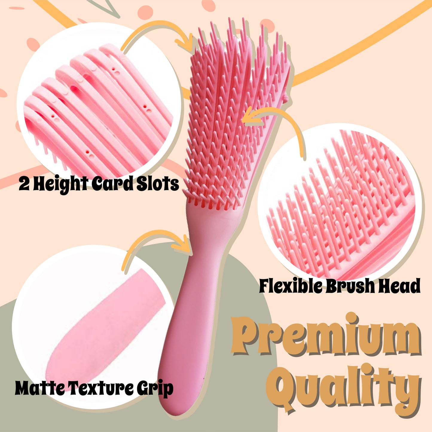 Curly Hair Detangling Brush