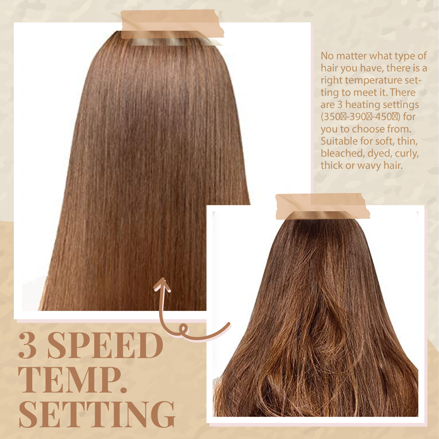 Instant Hair Straightening Brush