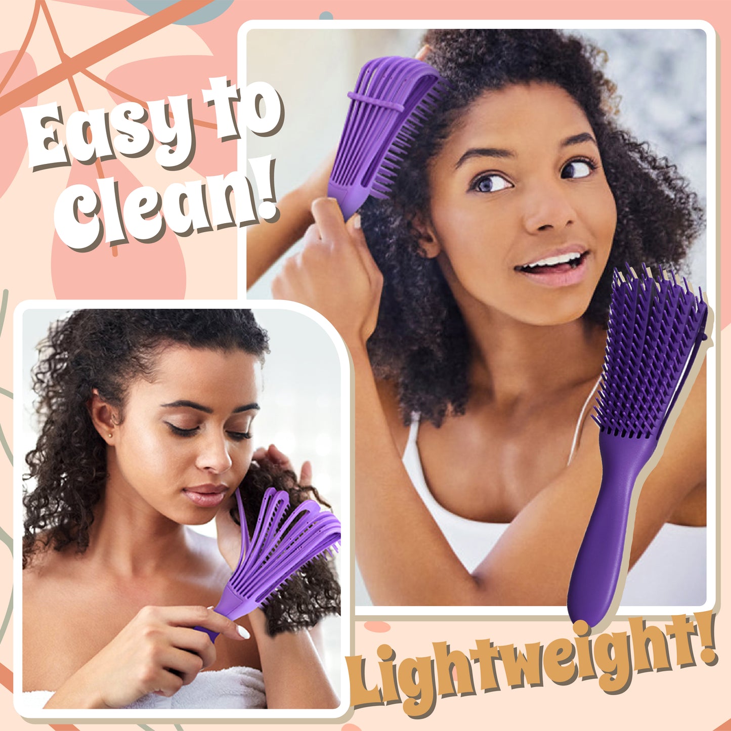 Curly Hair Detangling Brush