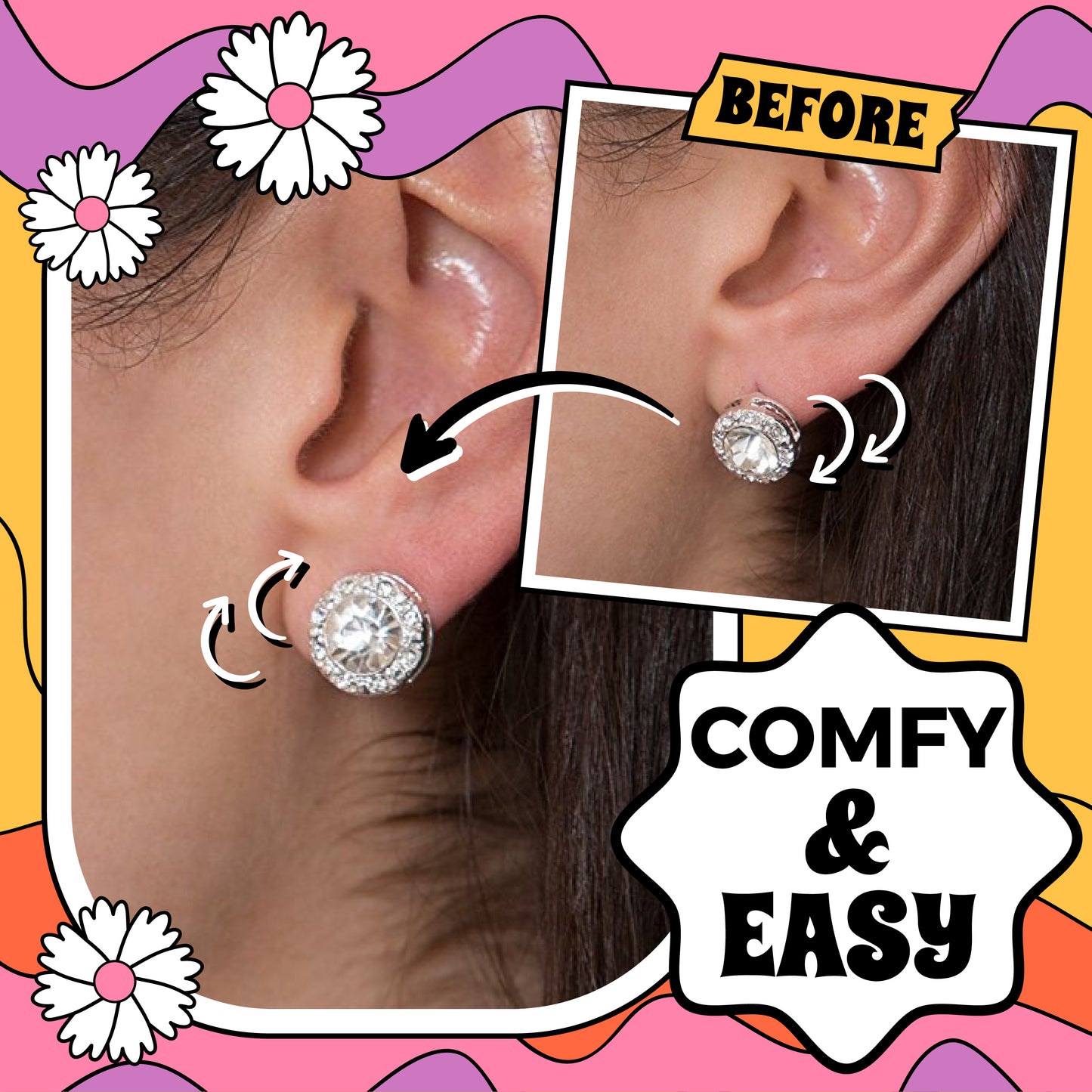 Anti-Dropping Earring Backs