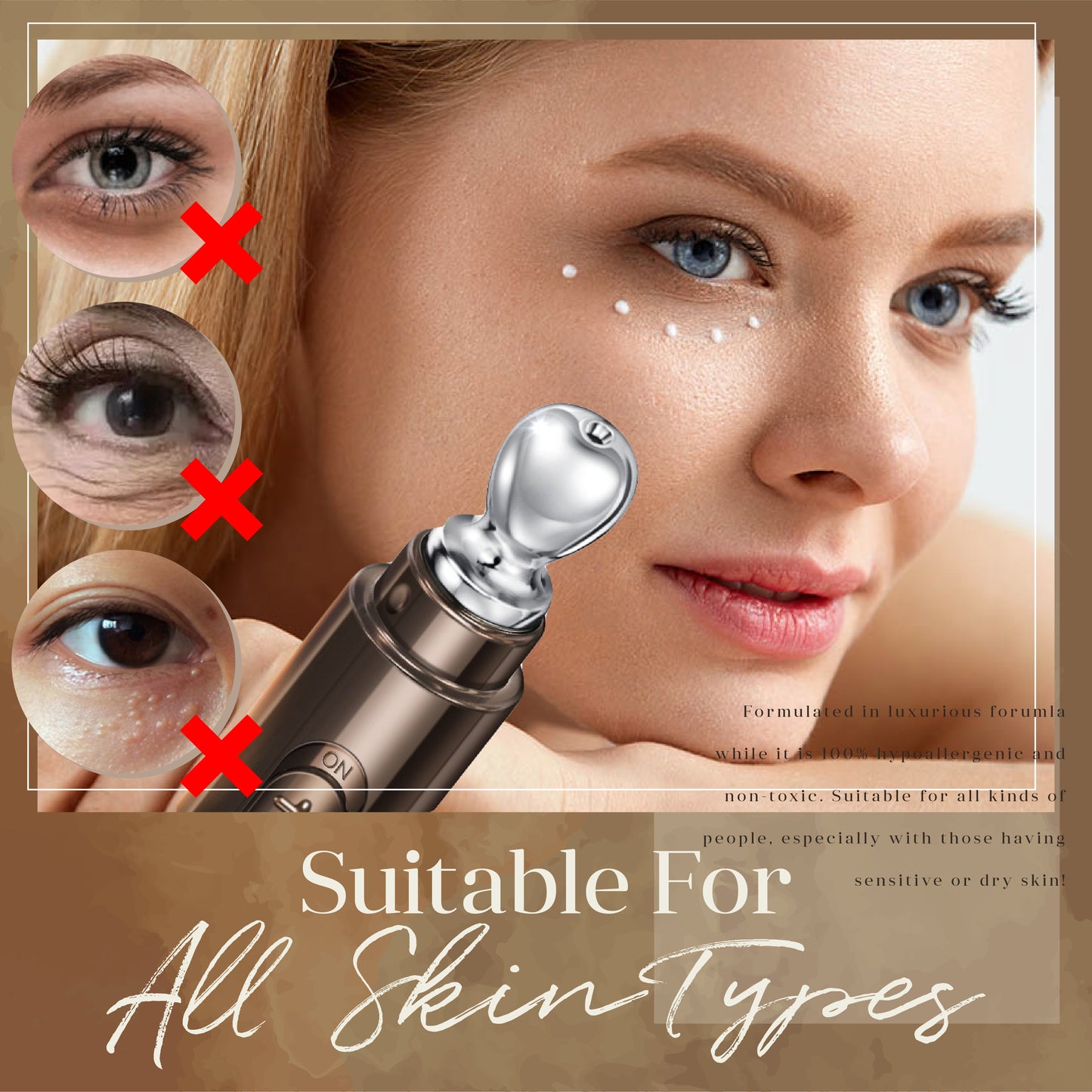 Anti Wrinkle Vibrating Massager