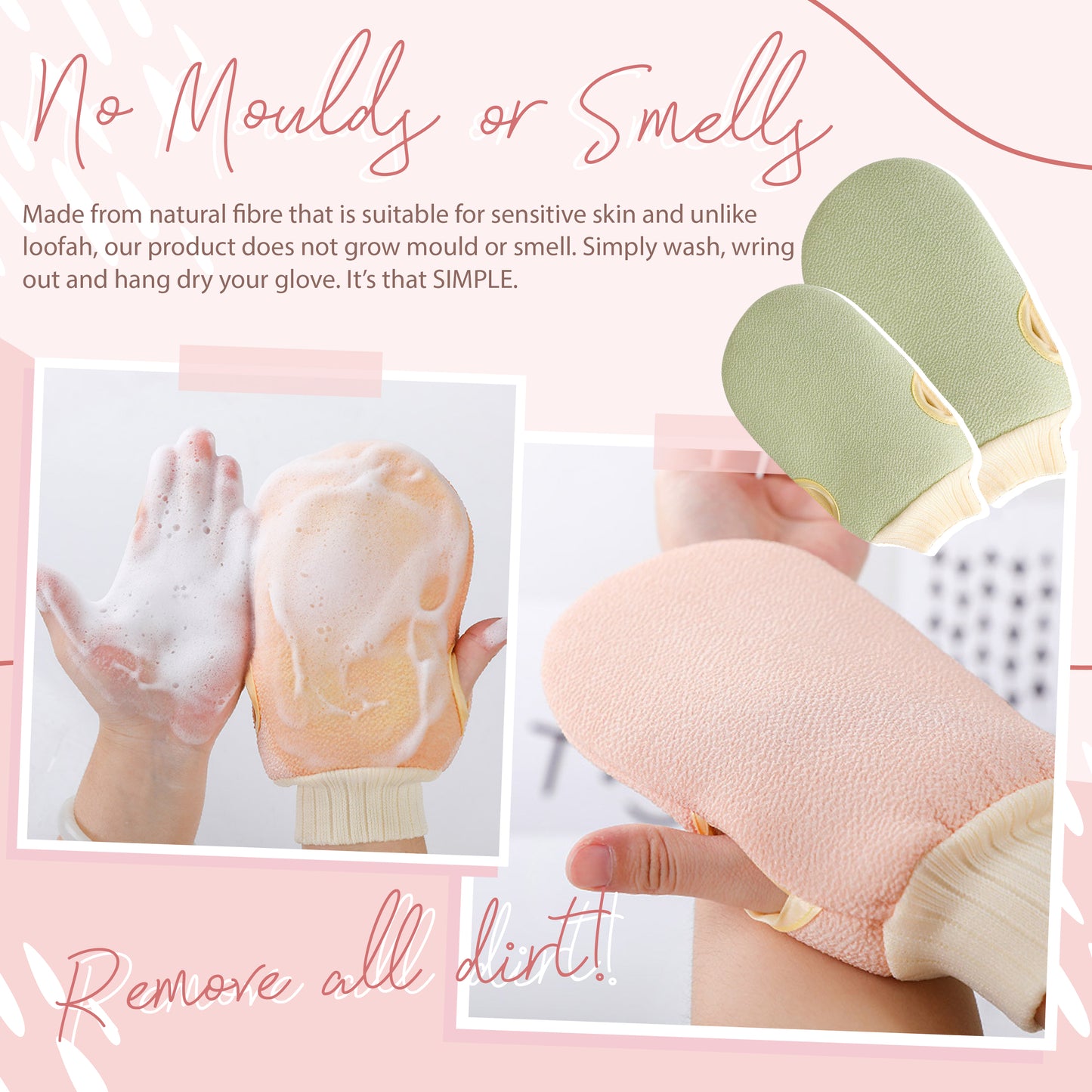 Bath&Shower Exfoliating Glove