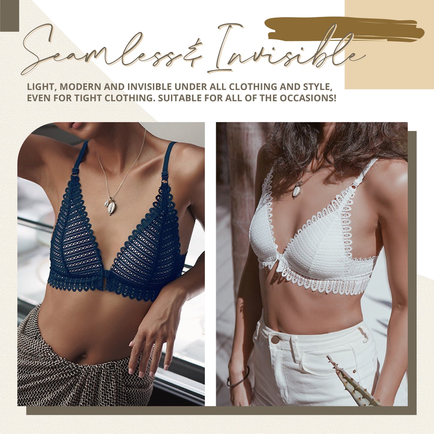 Wireless Front Closure Brassiere