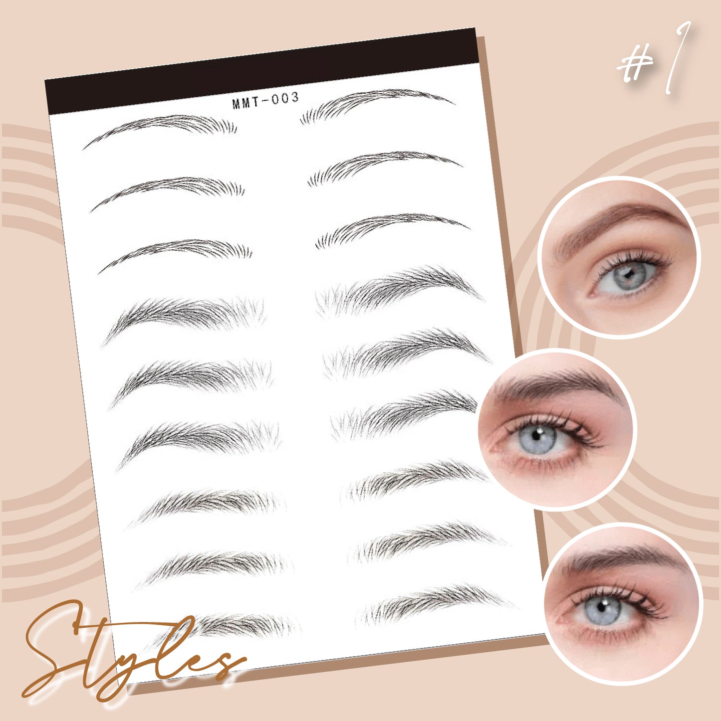 3D Stick-On Eyebrows