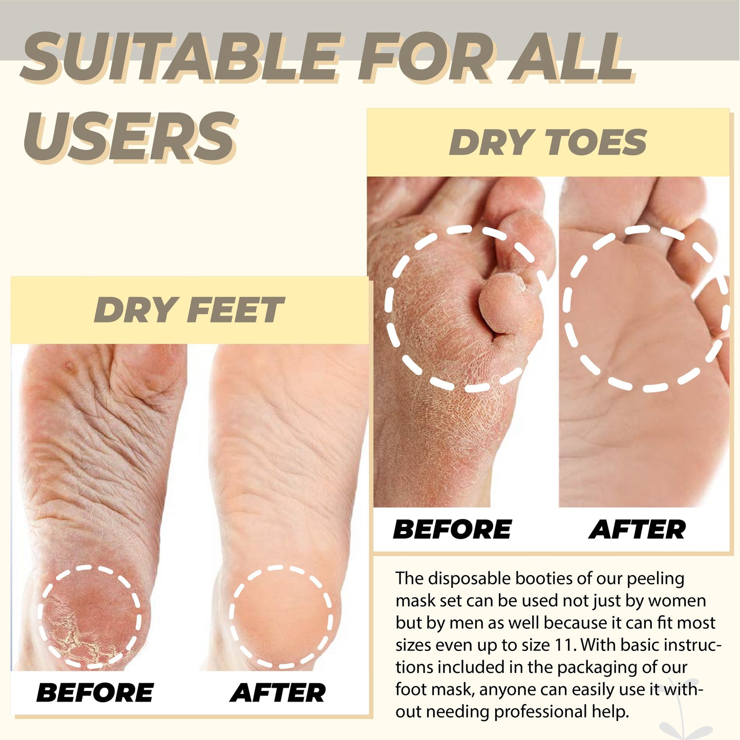 Moisturizing Foot Peeling Mask