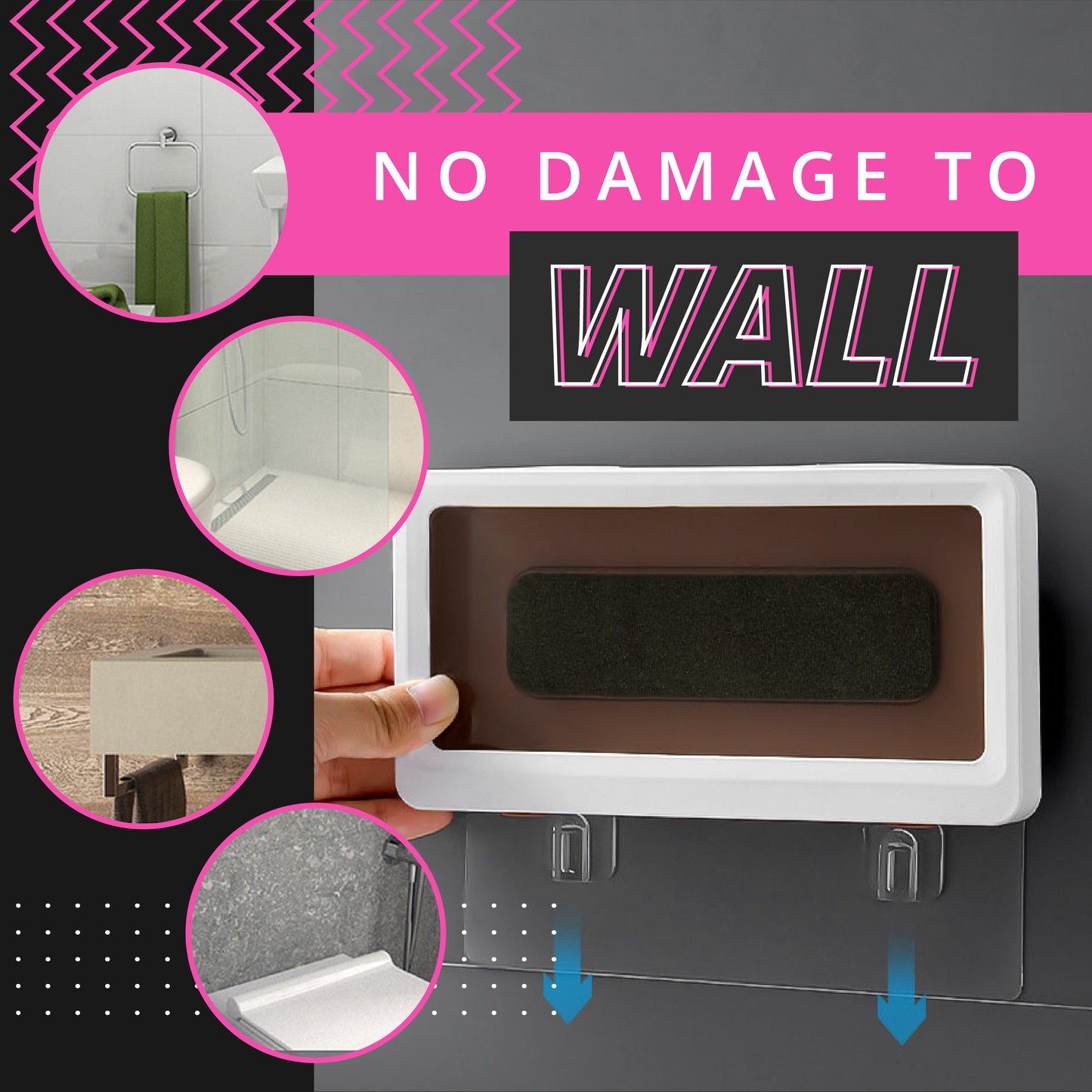 Waterproof Wall Mount Phone Holder