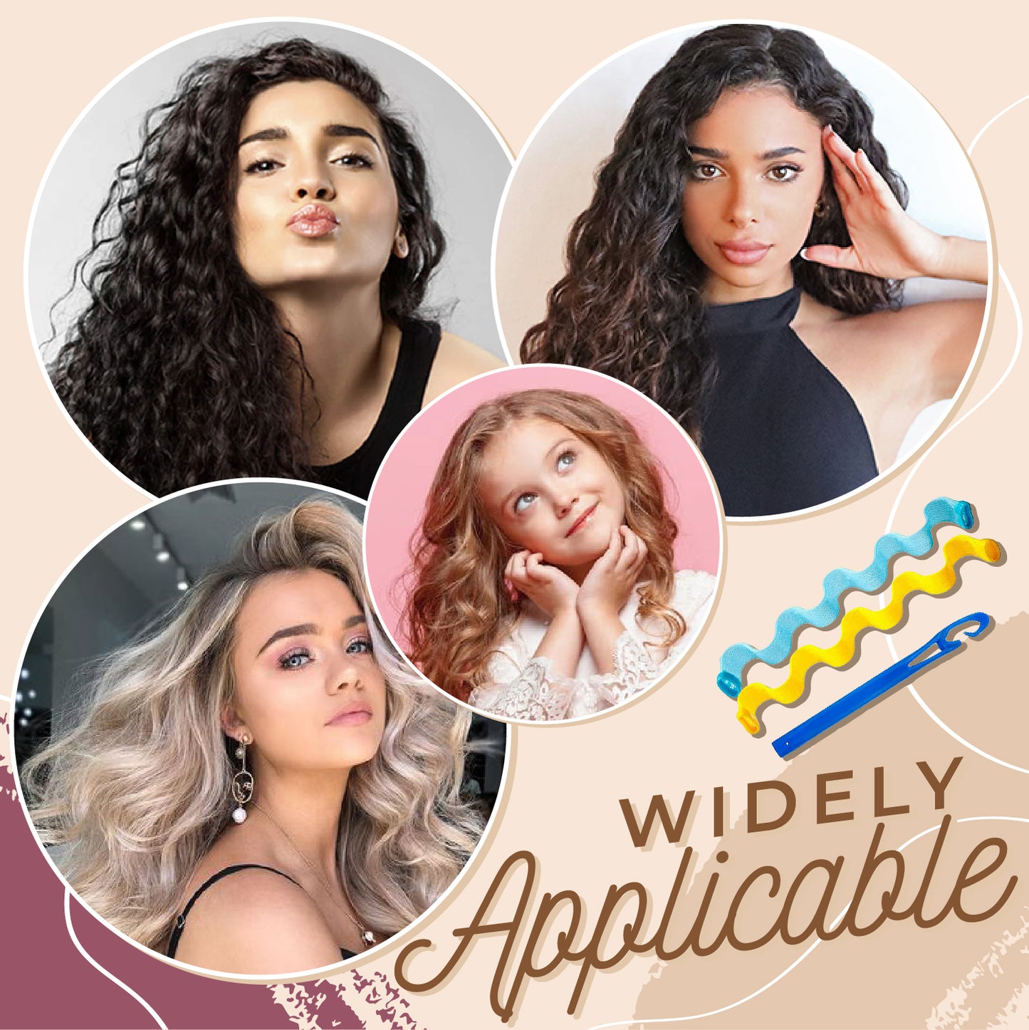 Heatless Hair Wave Former