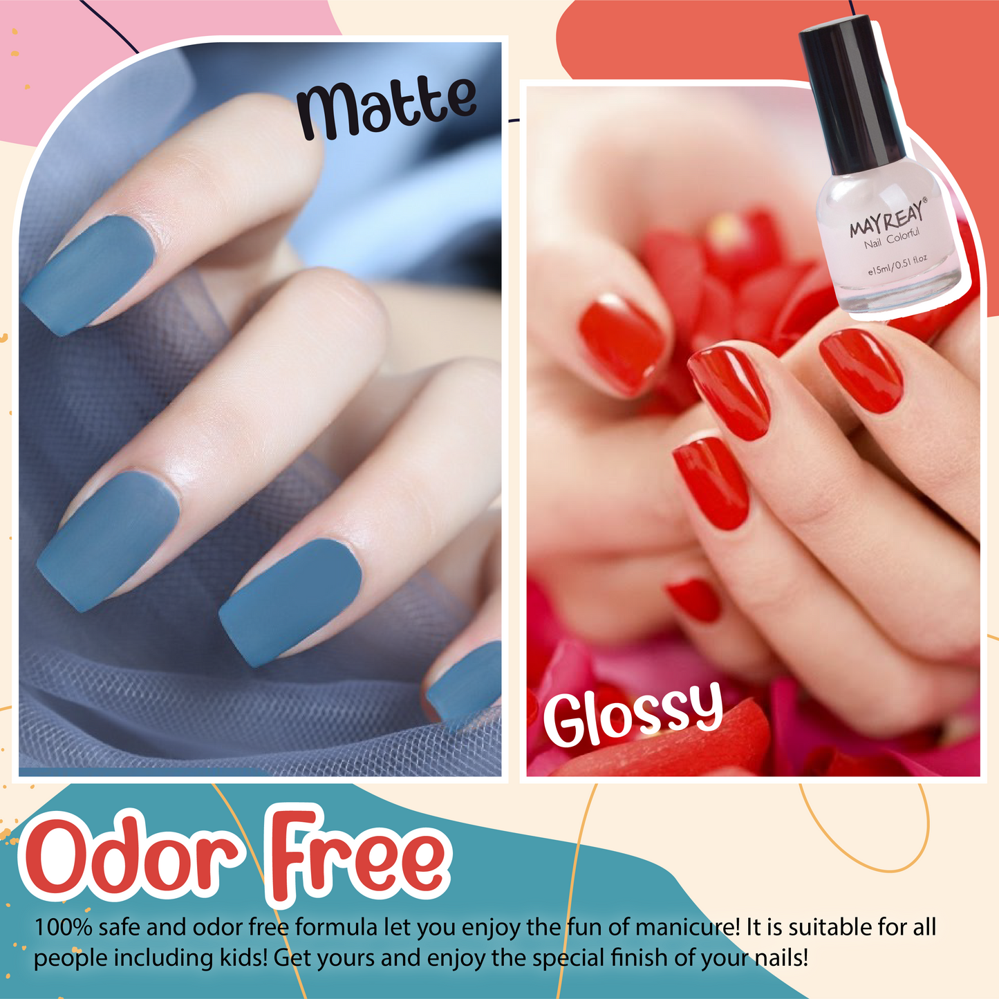 Magical Matte/Glossy Nail Top Coat
