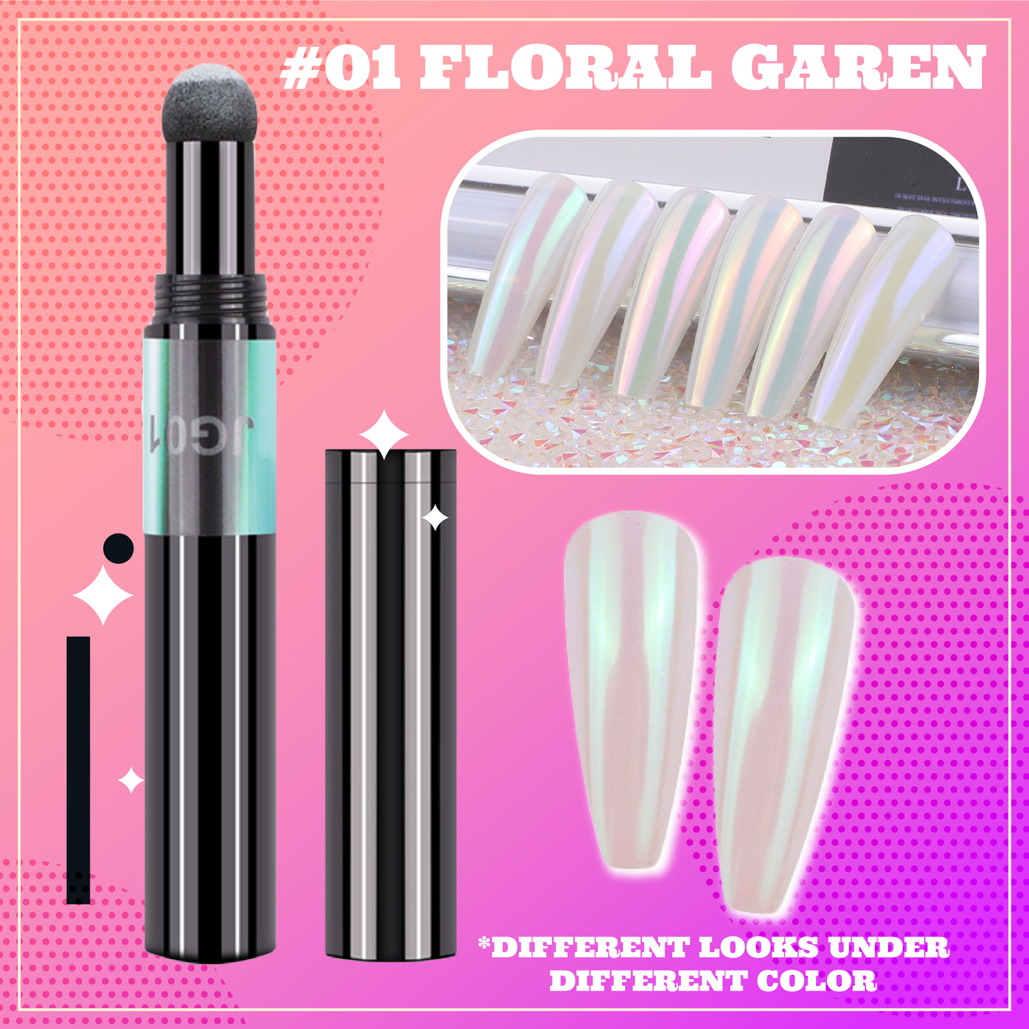 Instant Aurora Nail Powder Pen