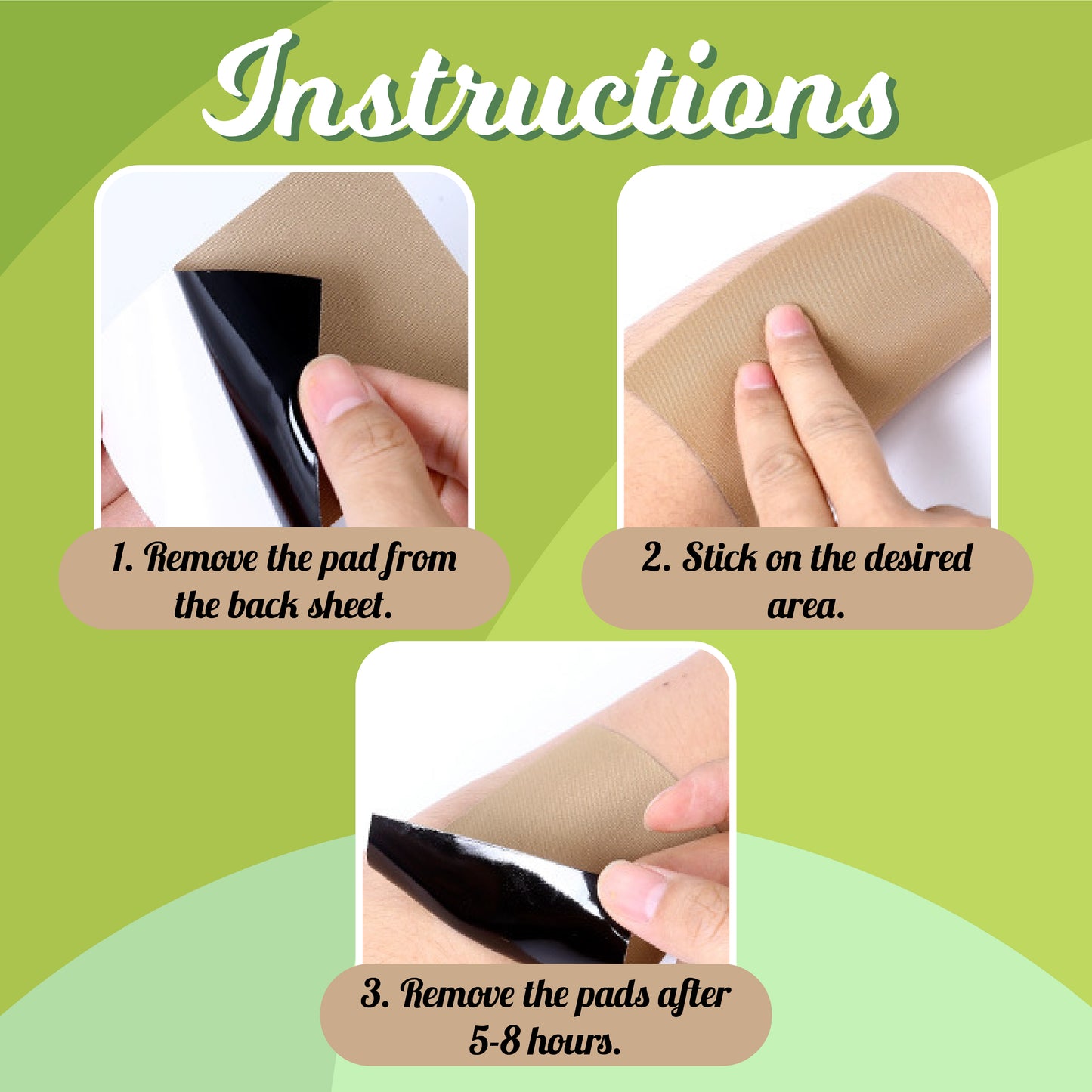 Herbal Ginger Body Relief Patch (Set of 10)