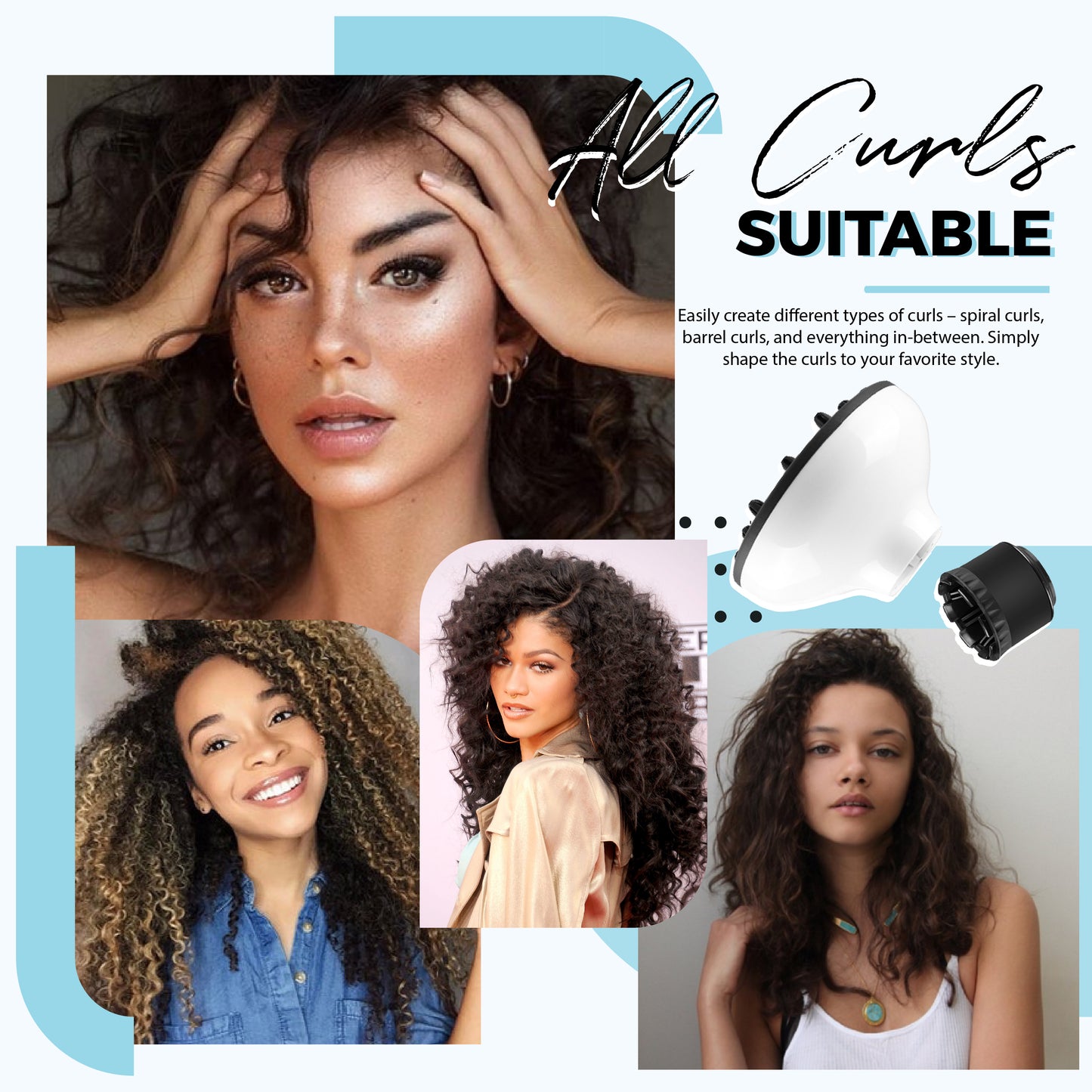 Universal Curly Hair Diffuser