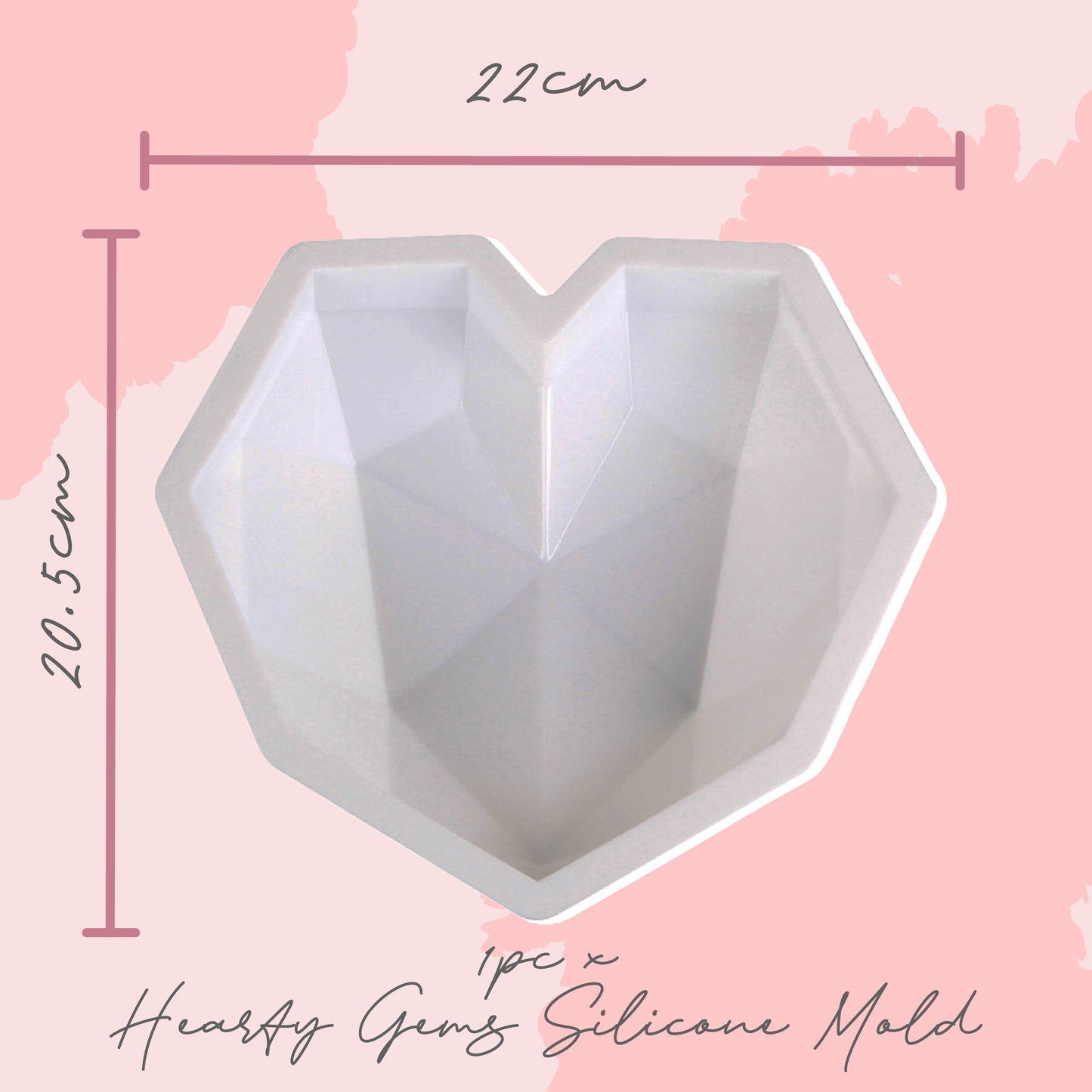 Hearty Gems Silicone Mold