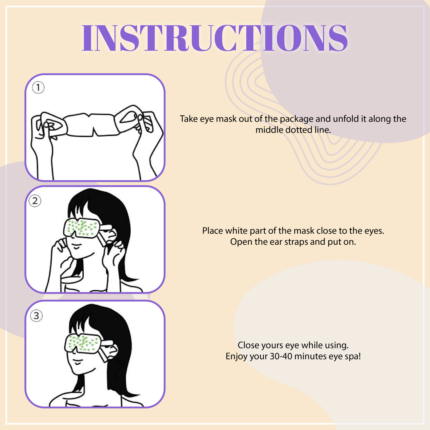 Auto Heat Relieving Eye Mask