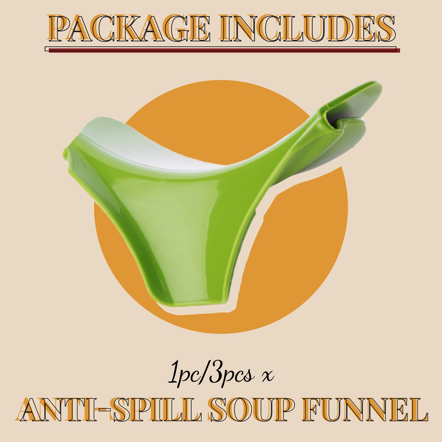 Anti-Spill Soup Funnel