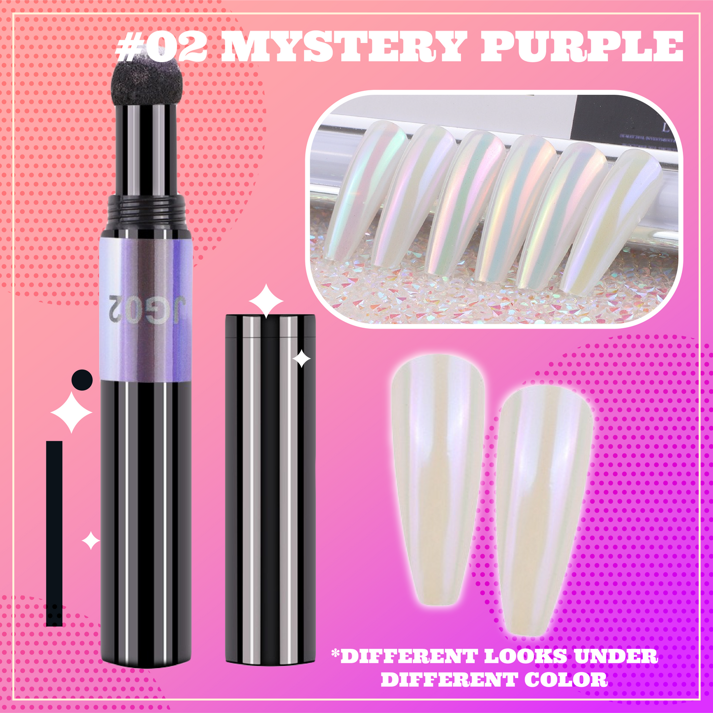 Instant Aurora Nail Powder Pen
