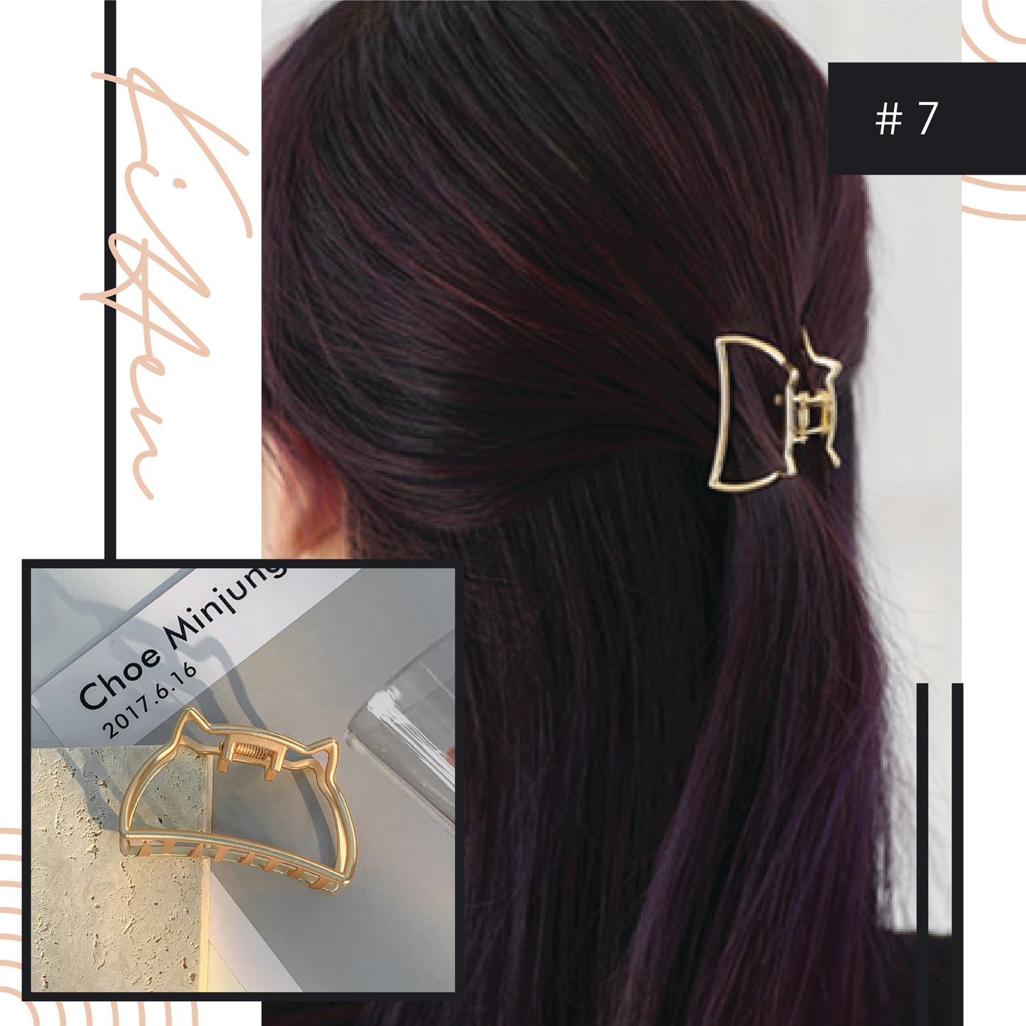 Chic Style Metal Hair Clip