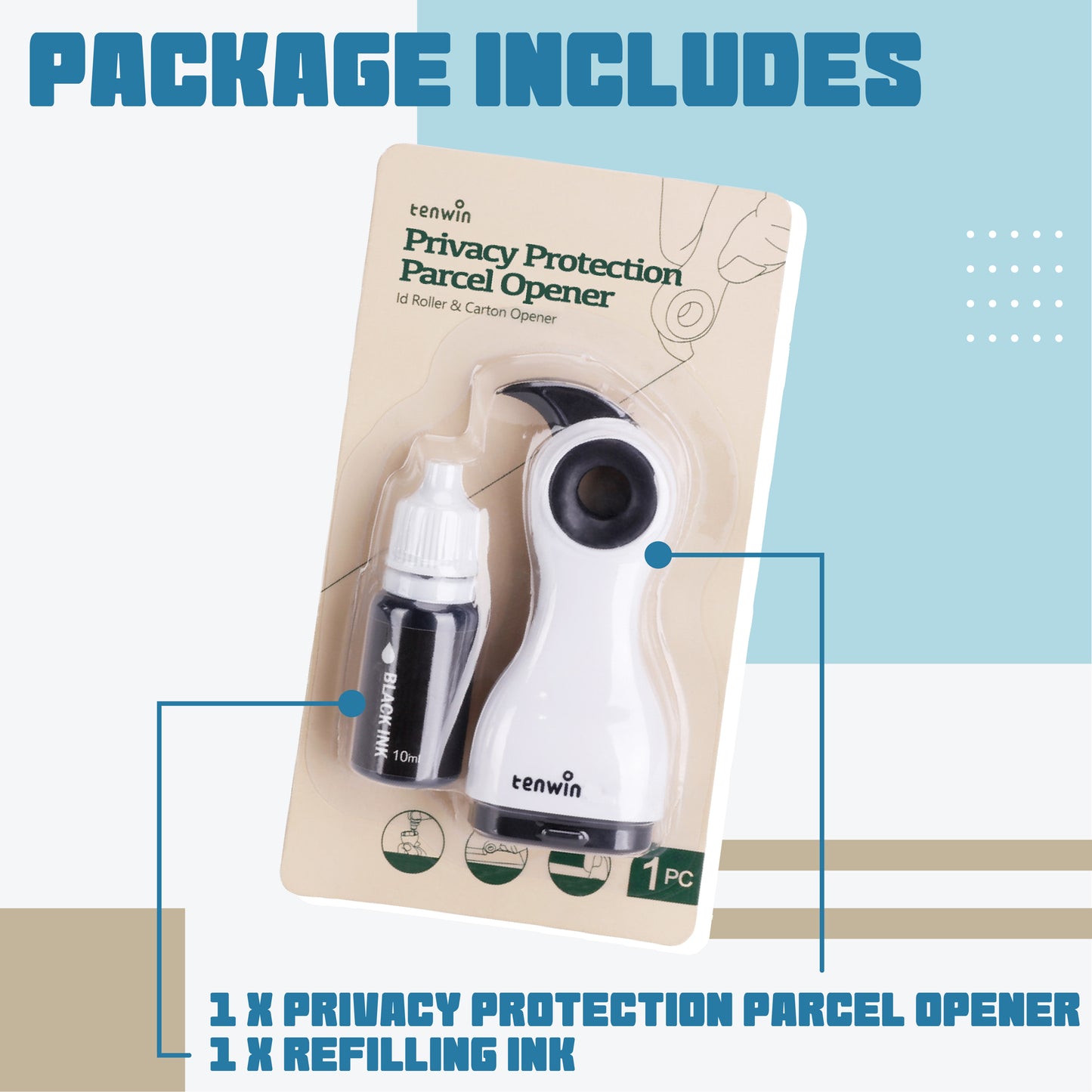 Privacy Protection Parcel Opener