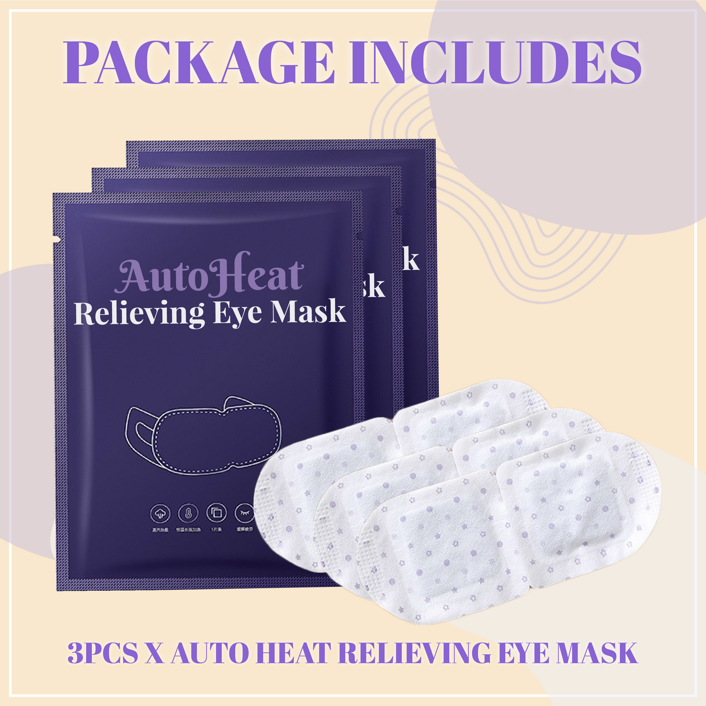 Auto Heat Relieving Eye Mask