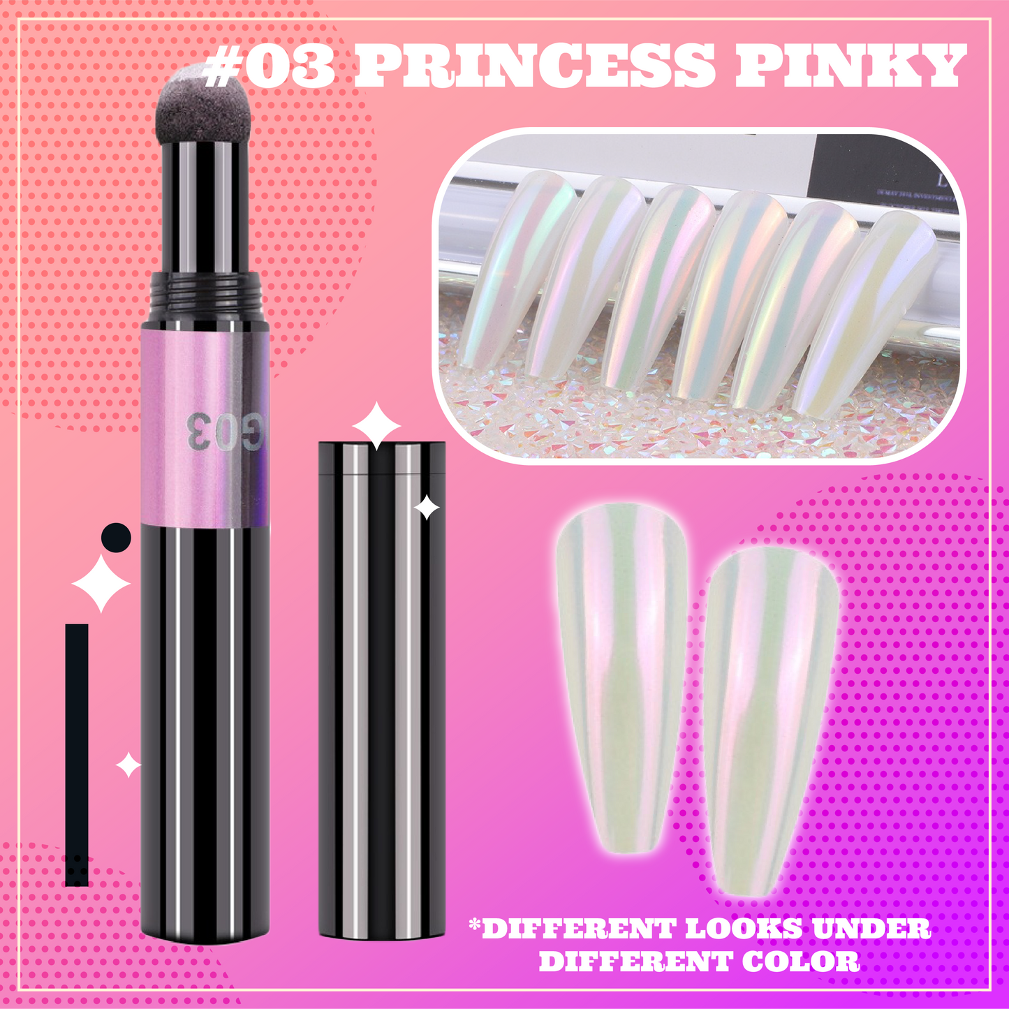 Instant Aurora Nail Powder Pen