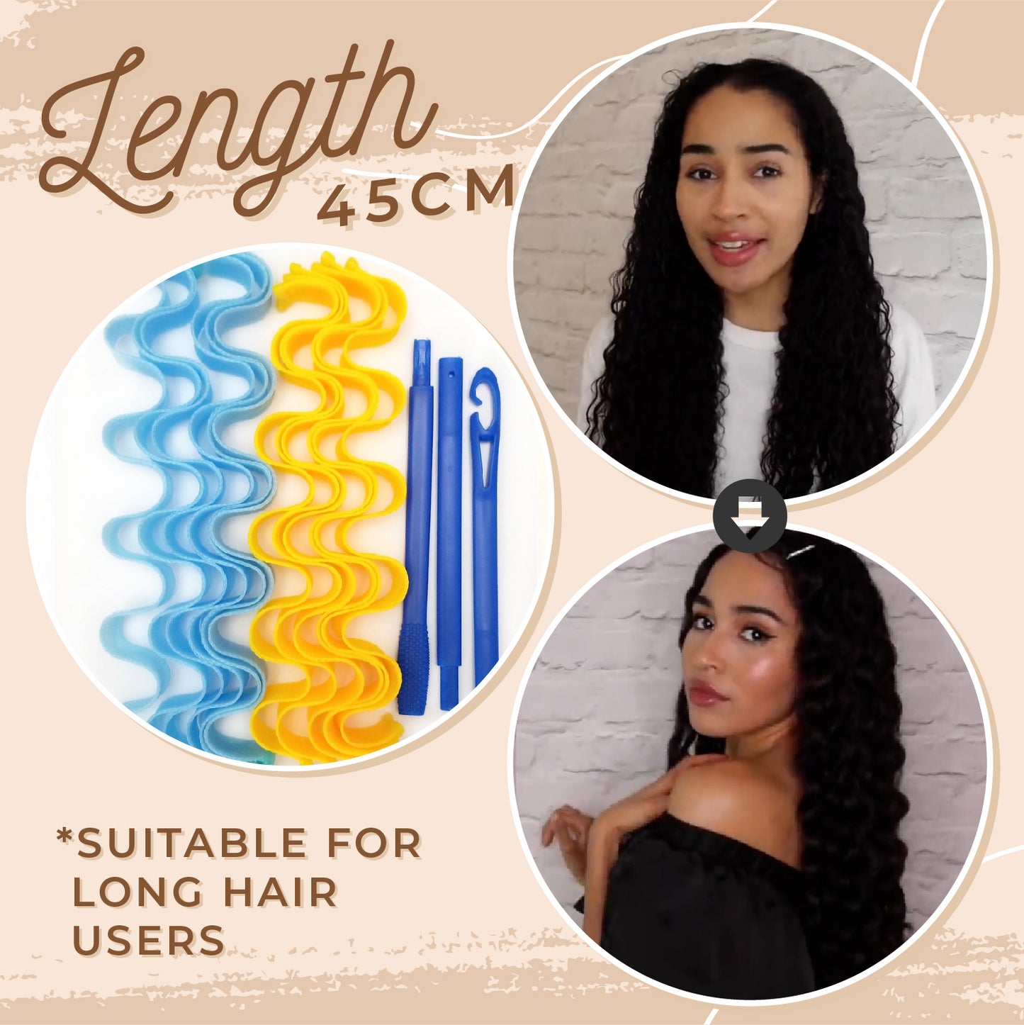 Heatless Hair Wave Former