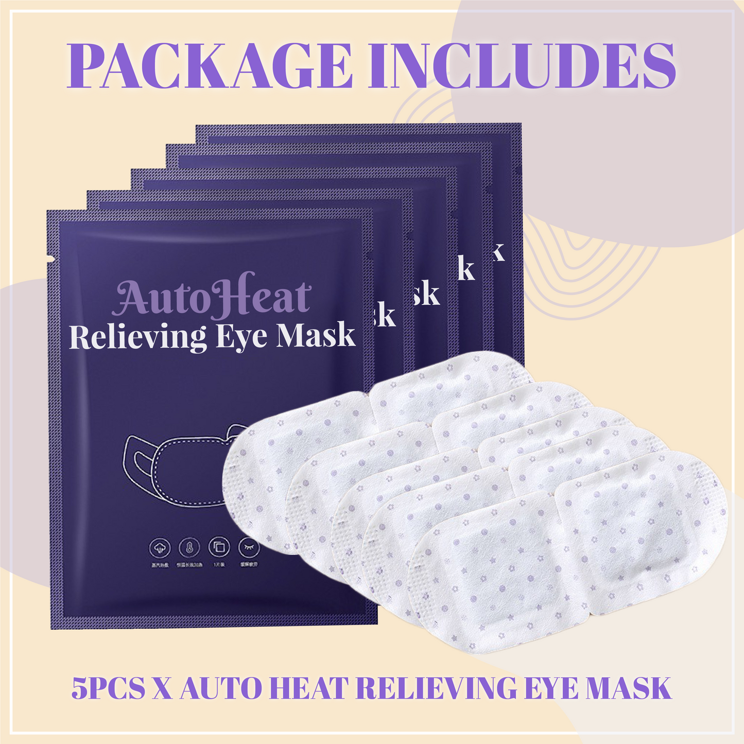Auto Heat Relieving Eye Mask