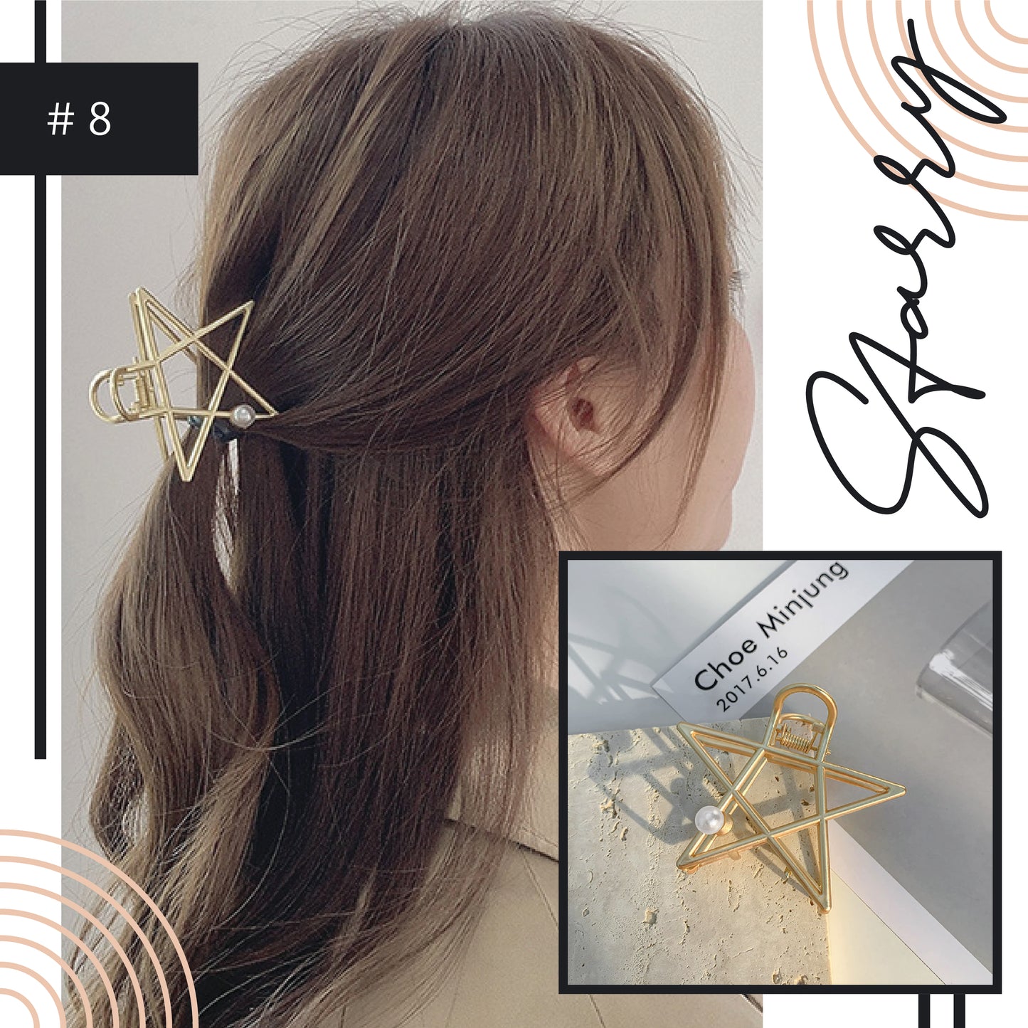 Chic Style Metal Hair Clip