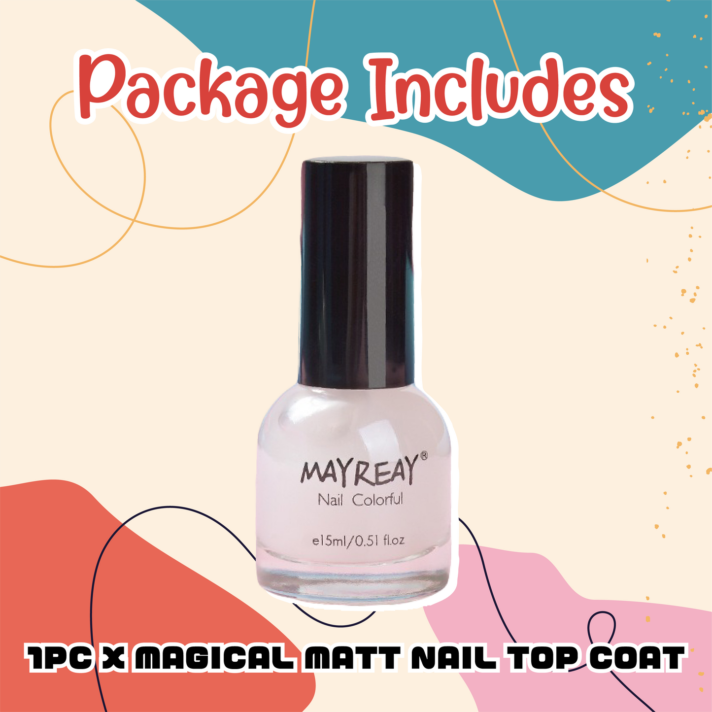 Magical Matte/Glossy Nail Top Coat