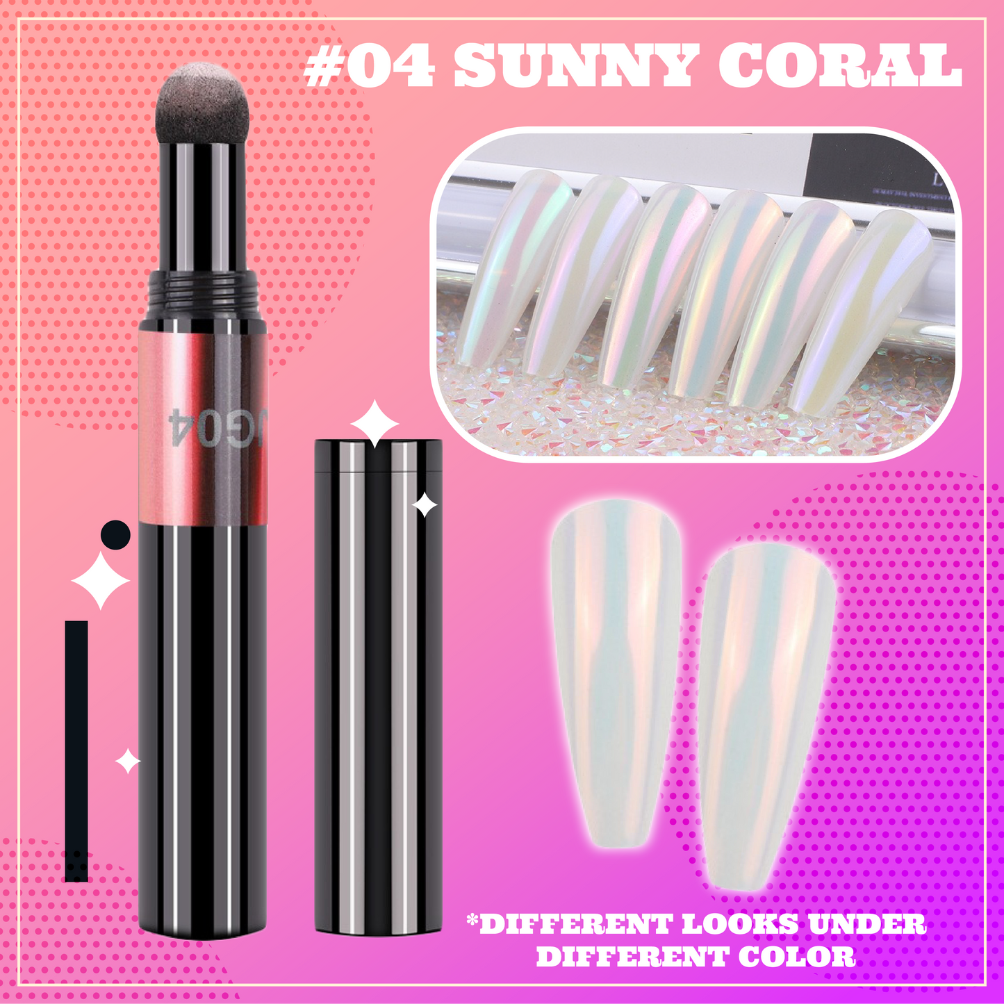 Instant Aurora Nail Powder Pen