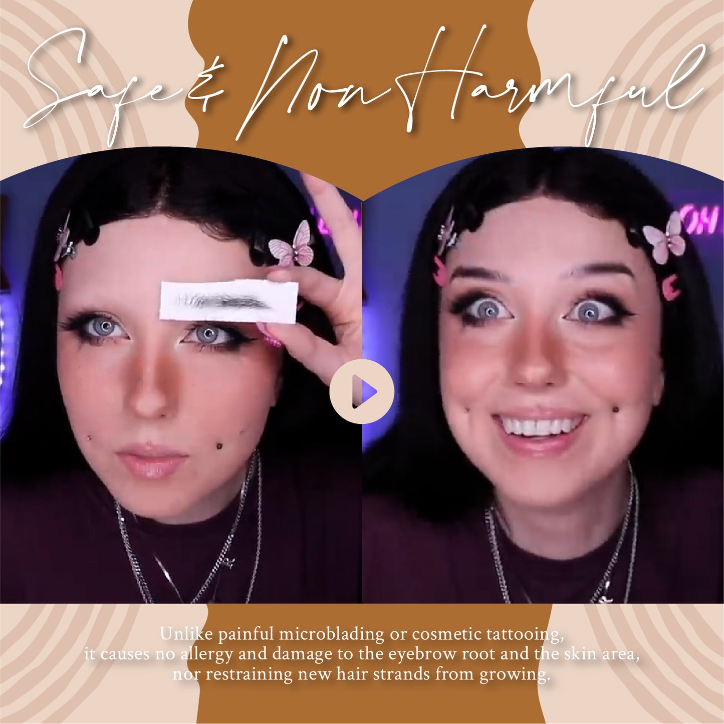 3D Stick-On Eyebrows