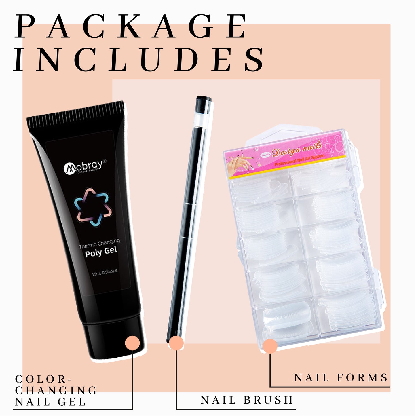 Color-Changing Nail Extension Kit