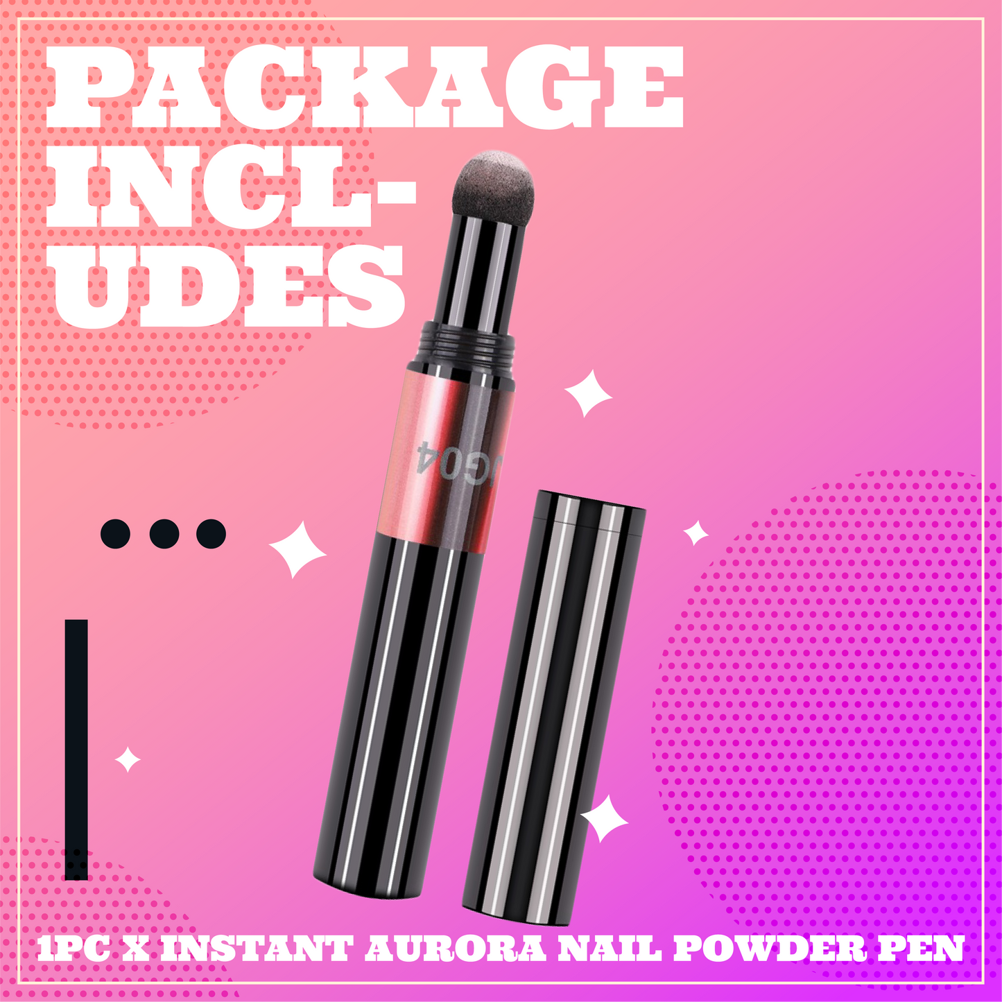 Instant Aurora Nail Powder Pen