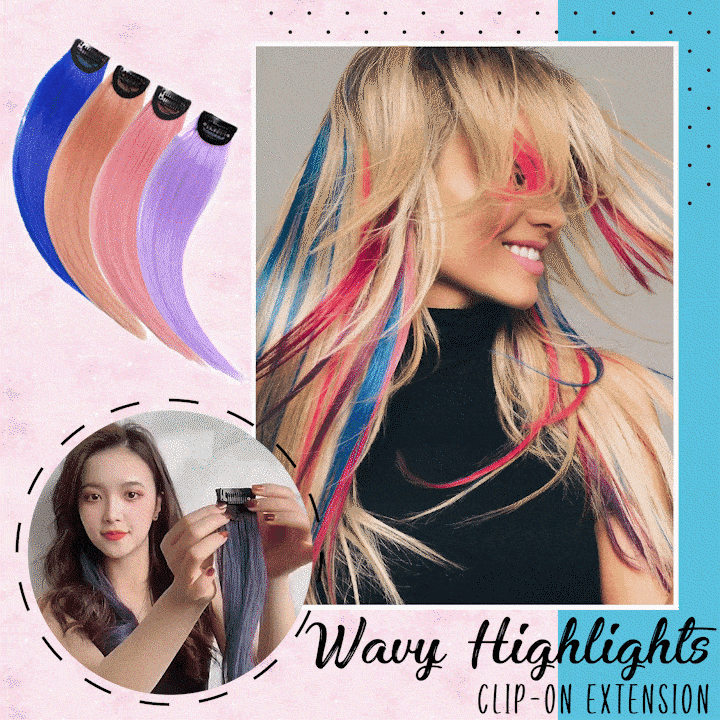 Wavy Highlights Clip-On Extension