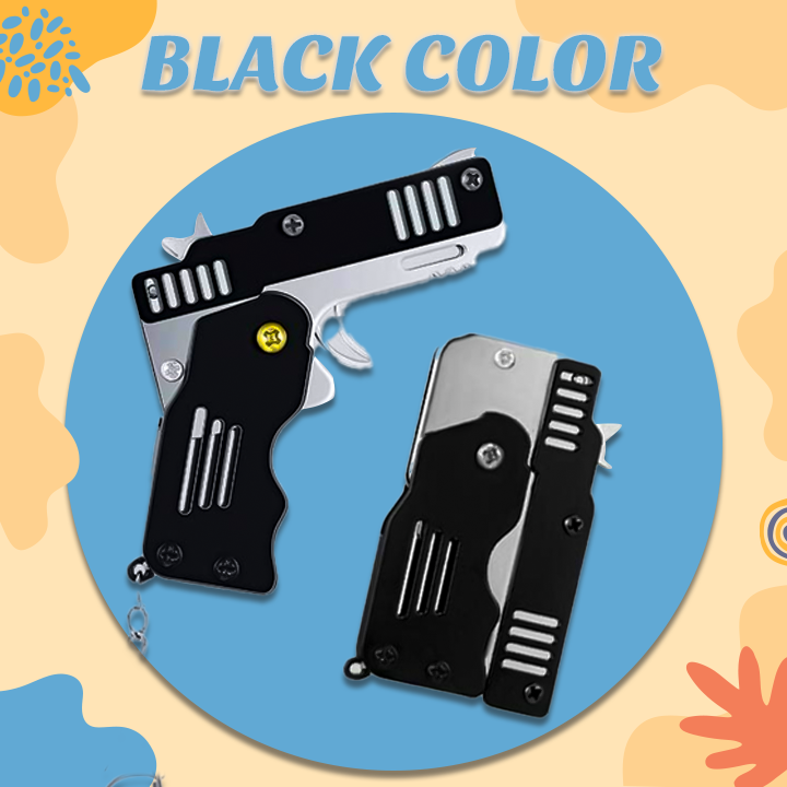 Folding Rubber Band Toy Gun