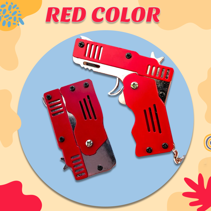 Folding Rubber Band Toy Gun
