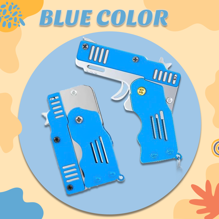 Folding Rubber Band Toy Gun