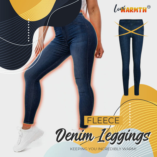 LuxWarmth™ Fleece Denim Leggings