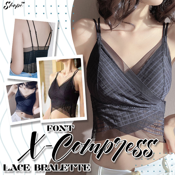 Shape™ Front X-Compress Lace Bralette