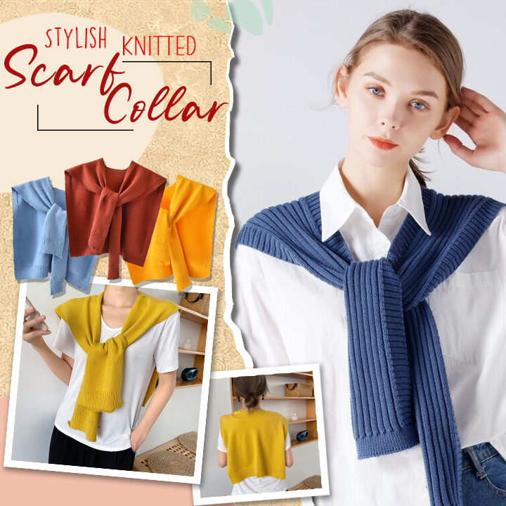 Stylish Knitted Scarf Collar