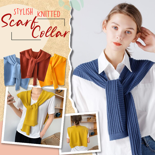 Stylish Knitted Scarf Collar