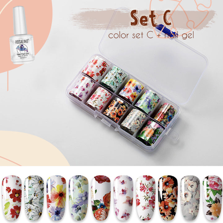 Classy Nail Art Foils Set
