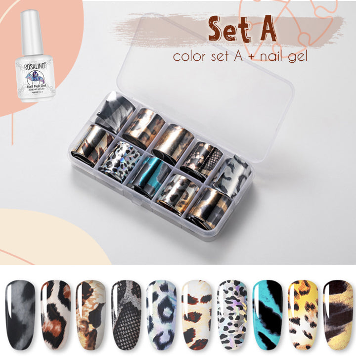 Classy Nail Art Foils Set