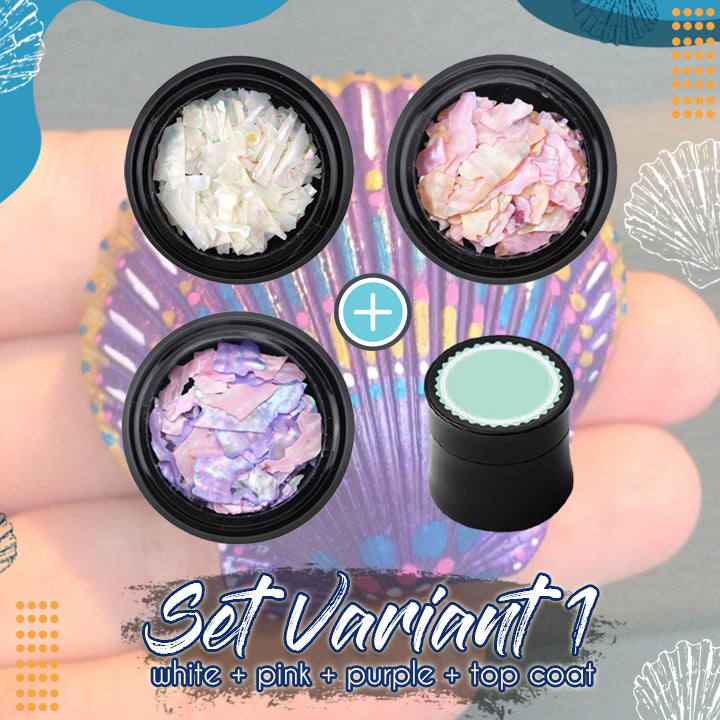 Holographic Mermaid Nail Art Kit