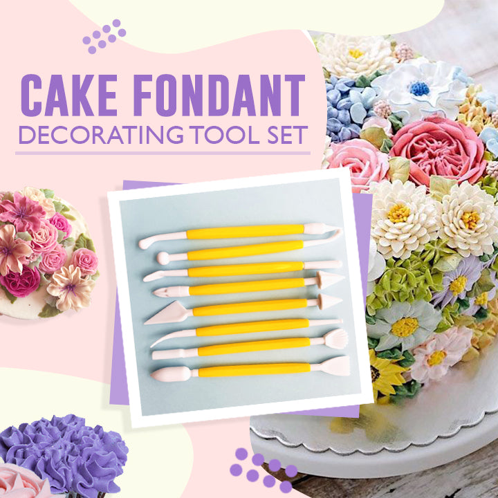 Cake Fondant Decorating Tools (8ps)